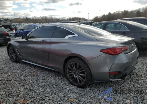 2017 Infiniti Q60 Red Sport 400 z USA, uszkodzony, nr VIN JN1FV7EL6HM700314